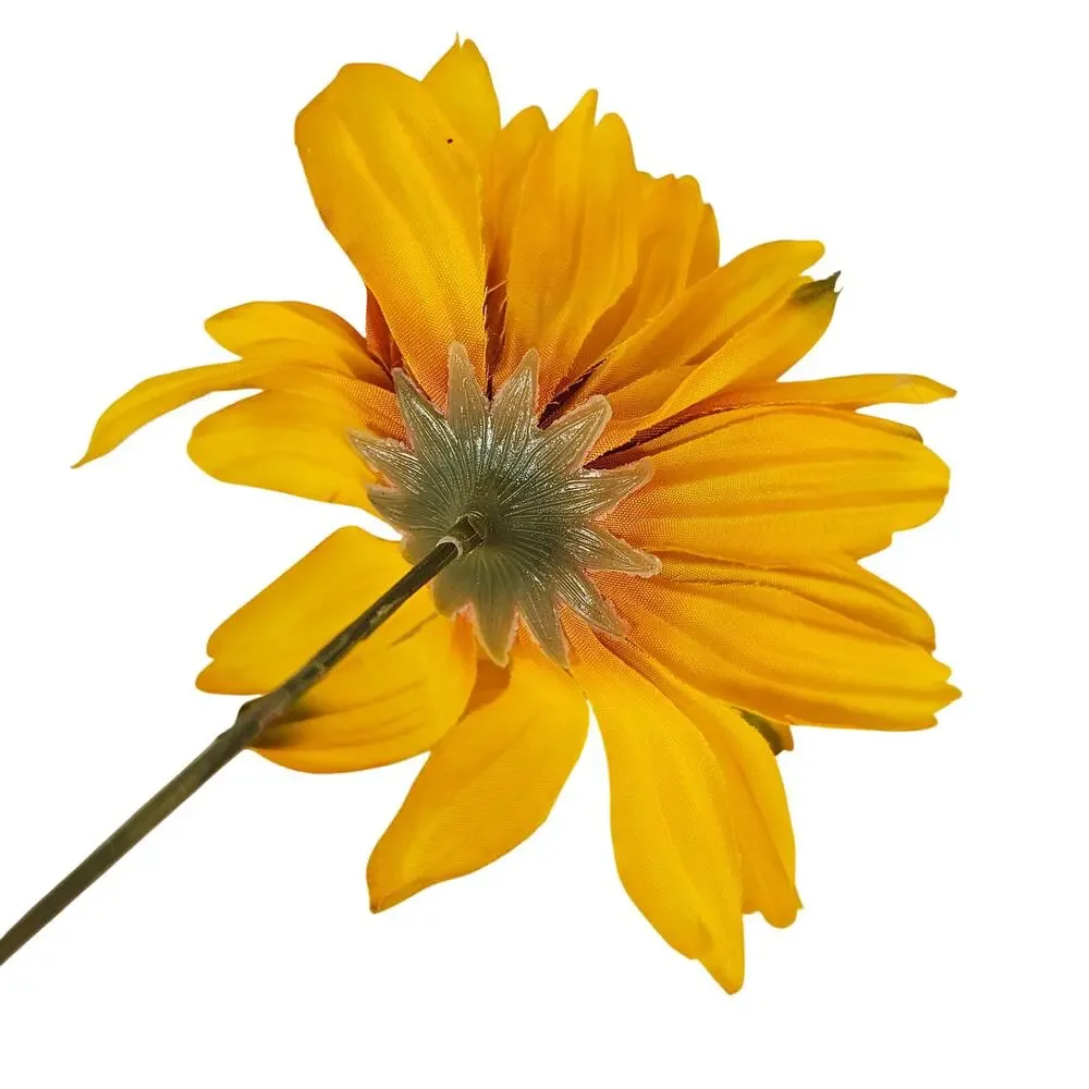 Artificial Silk Flowers Fall Orange Yellow 21 Stems Autumn Floral Craft Decor